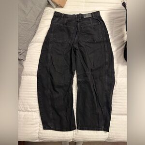 Free people barrel leg denim
